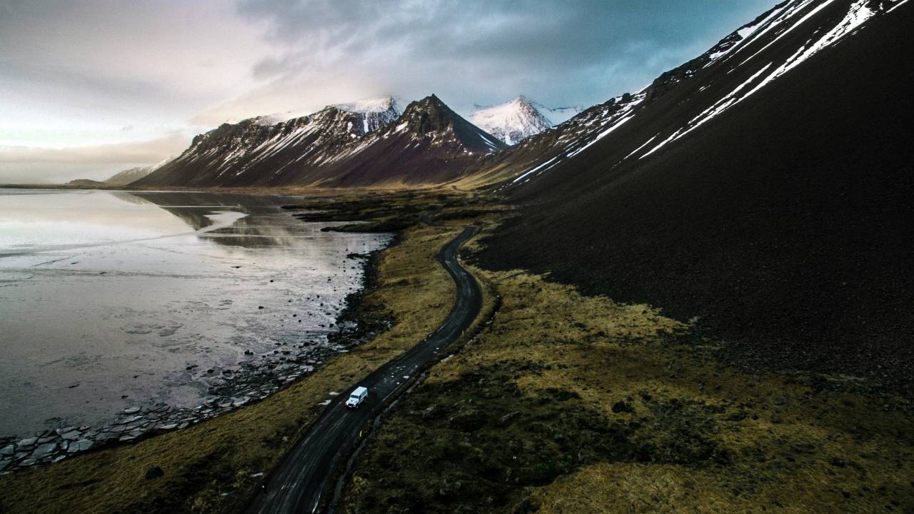 A typical landscape in Iceland 
